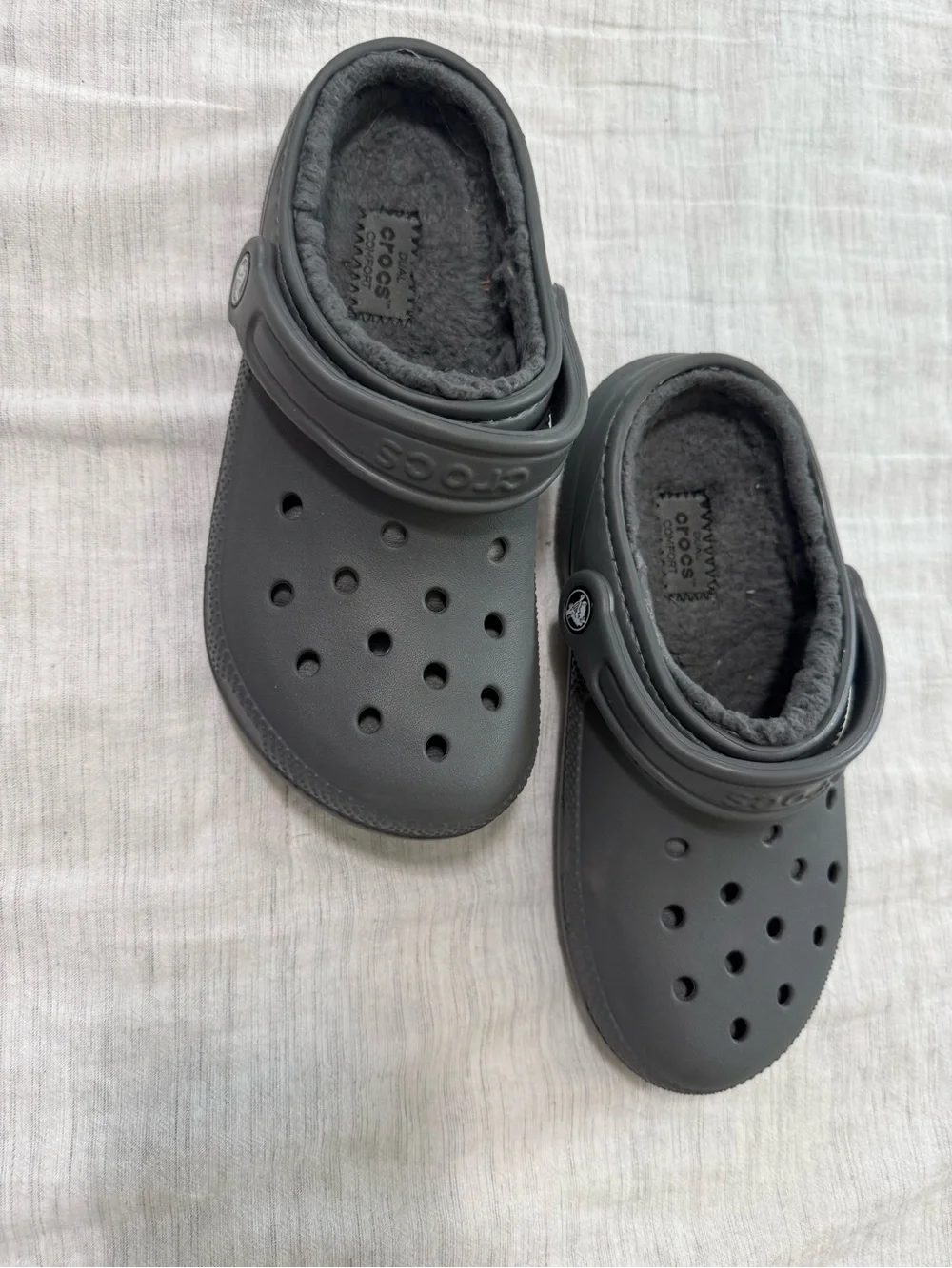 CROCS Kids' Lined Clog - Dark Gray